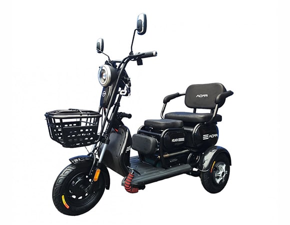 Электроскутер Трехколесный Трицикл Crosser TR-1 (800W, 60V,20Ah) Черный