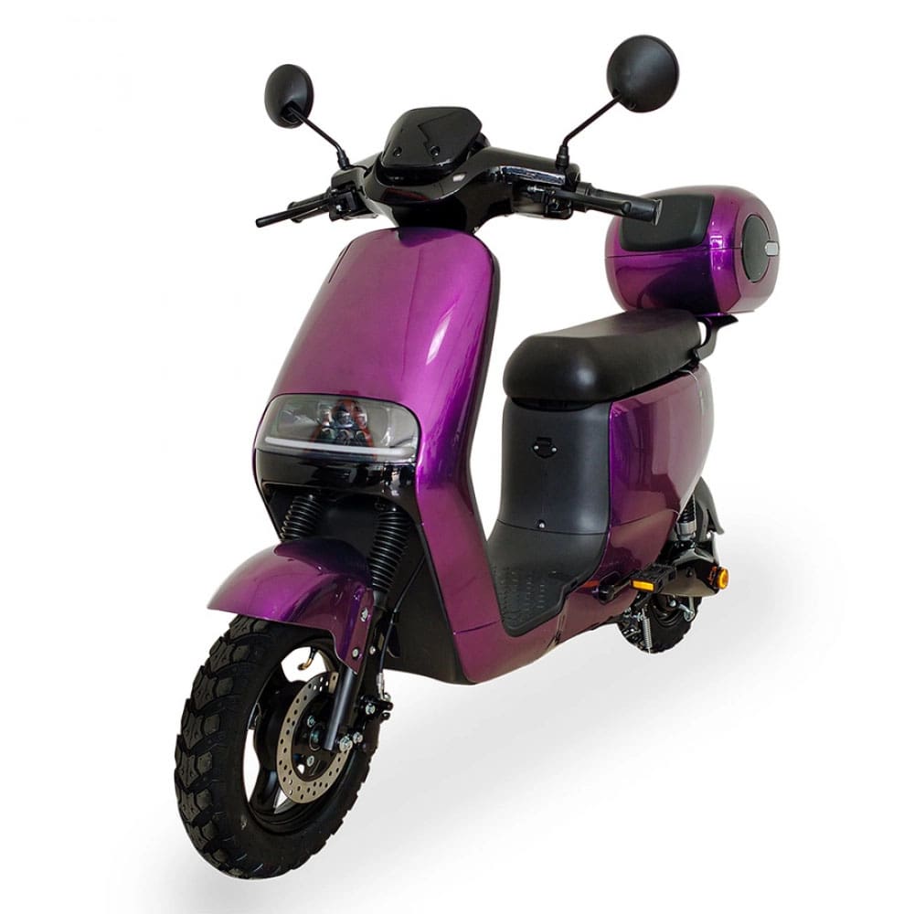 Электроскутер Двухместный Crosser CR-9 (1200W, 72V,20Ah) Фиолетовый