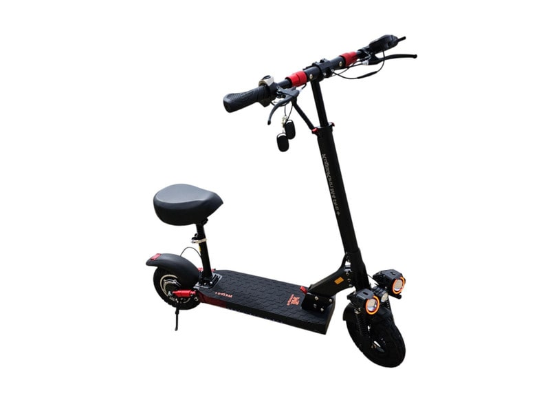 KugooKirin M4 PRO Plus (1000W,18Ah) с Сиденьем 3 фары