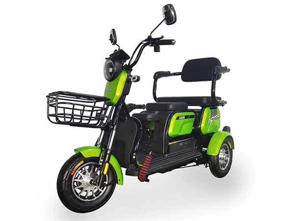 Электроскутер Трехколесный Трицикл FADA BULLi (750W, 72V,20Ah) Зеленый