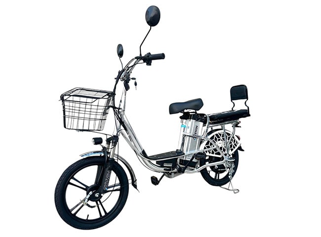 Электровелосипед Двухместный Minako V18 (600W,18Ah) Серый